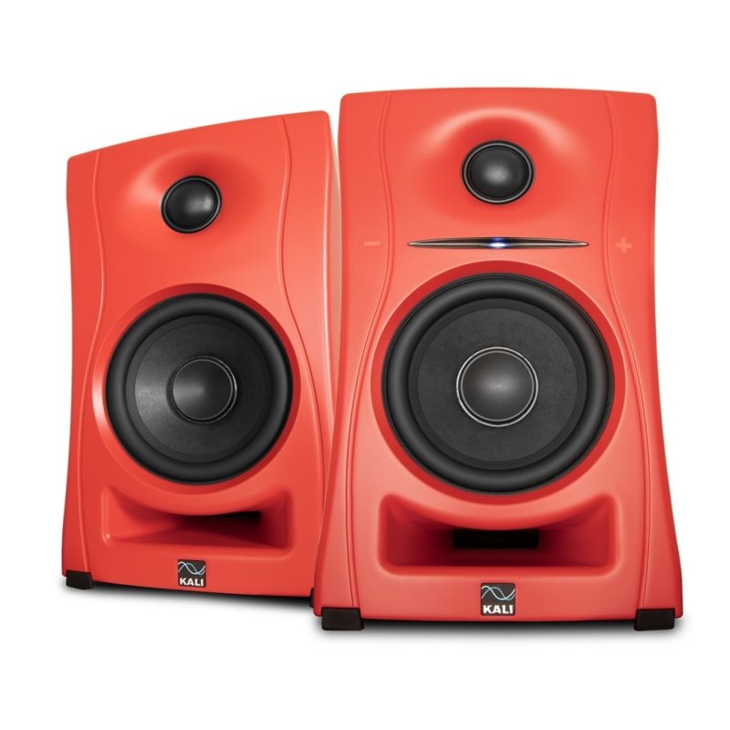 Kali Audio - 4.5" Ultra Nearfield Monitor System With Bluetooth, Red (Pair)