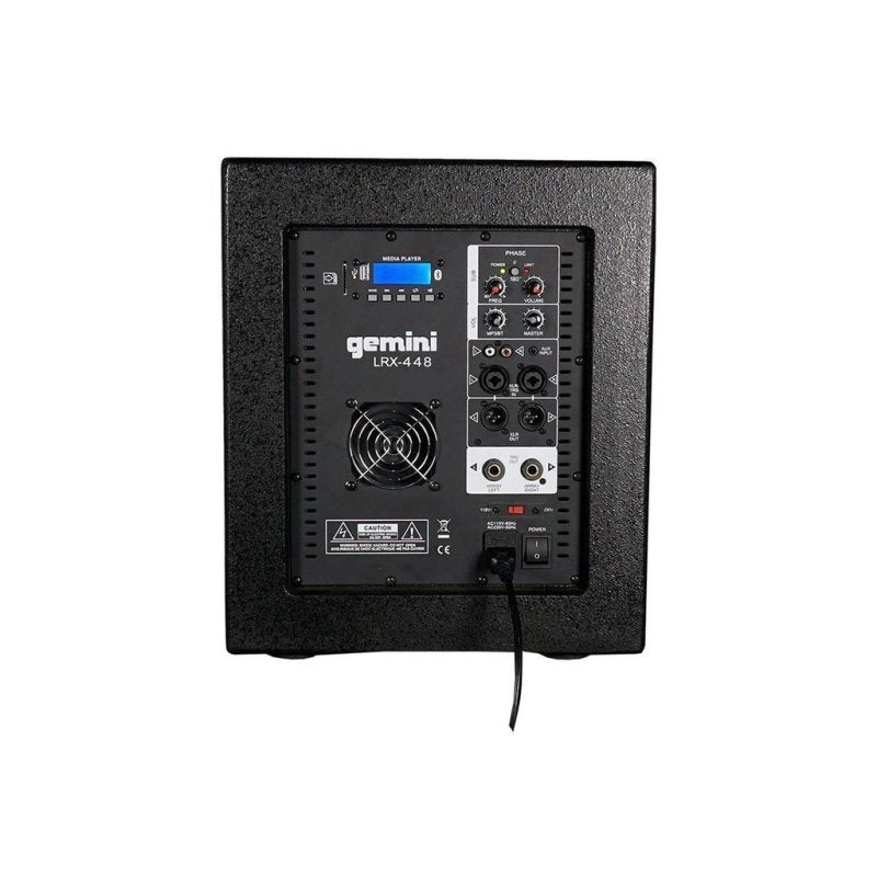 Gemini - Portable Line Array Speaker With 12" Subwoofer