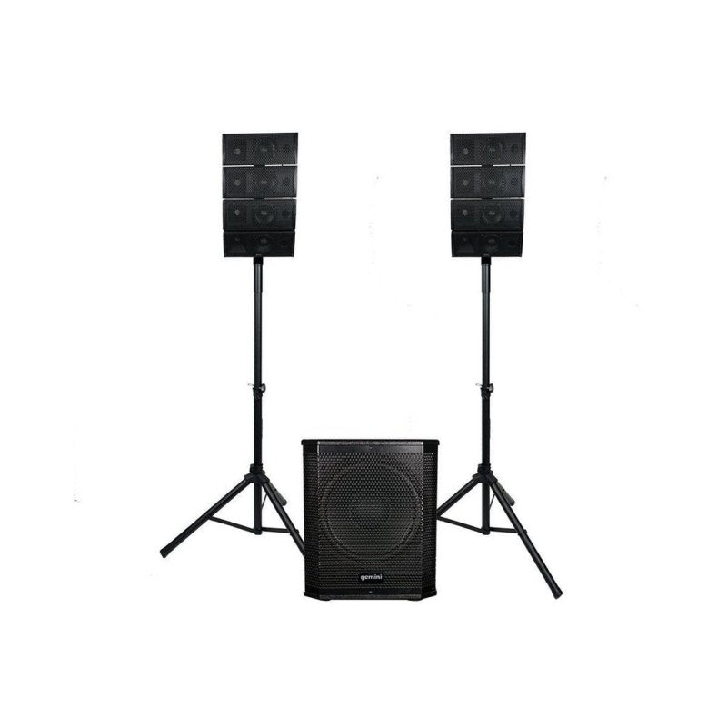 Gemini - Portable Line Array Speaker With 12" Subwoofer