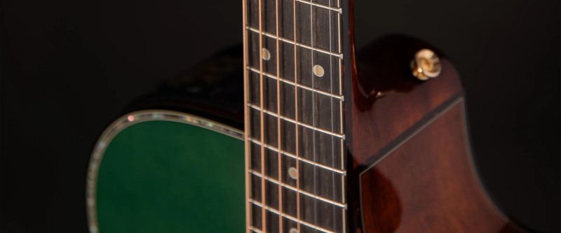 Takamine - Limited Edition 6 String Acoustic Electric Guitar with Semi-Hard Gigbag, Green