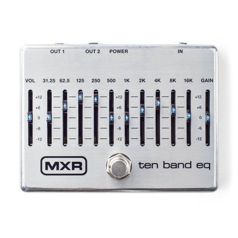 Dunlop - MXR Ten Band EQ Pedal - Silver