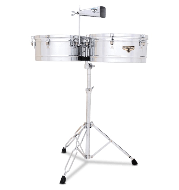 Latin Percussion - Matador 14" and 15" Chrome Timbales