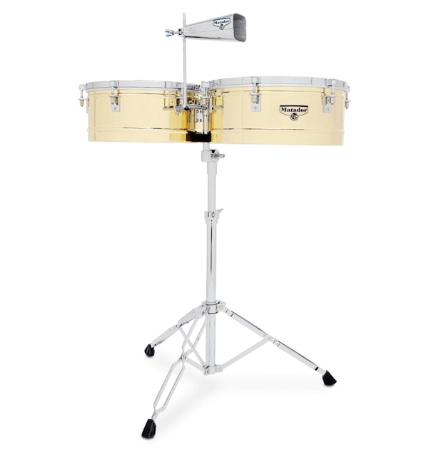 Latin Percussion - Matador 14" and 15" Brass Timbales
