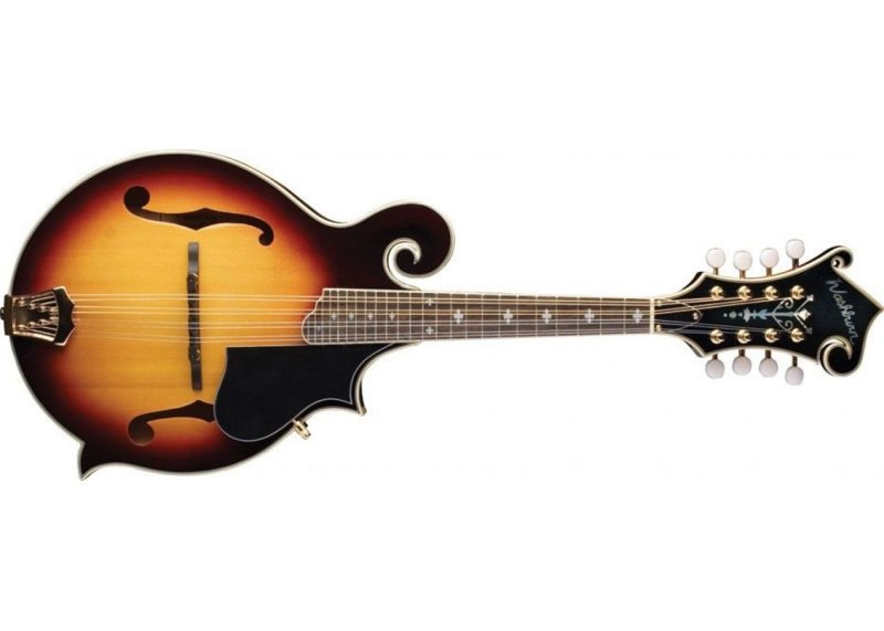 Washburn - Mandolin with Solid Spruce Top, Solid Maple Back and Sides, Rosewood Fretboard & Bridge, - Sunburst