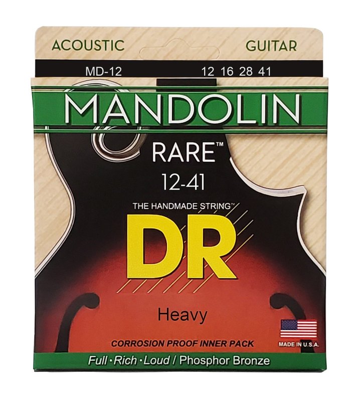 DR Handmade Strings - Mandolin Folk Strings, Bluegrass (12-41)