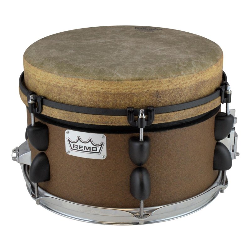 Remo - 12" x 9" Mondo Snare Drum, Brown Earth