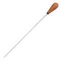 Baton 12in White Lacquer Cork Pear