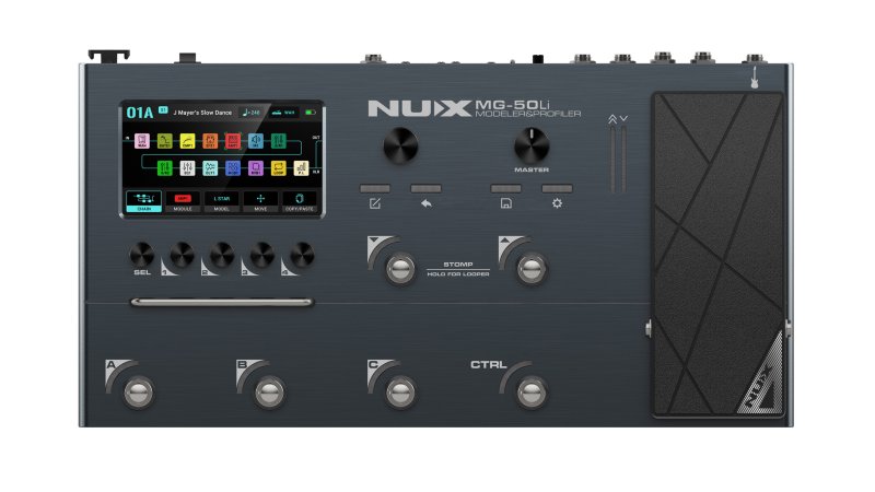 NUX - Amp Modeler and Guitar Effects Processor, Dark Blue