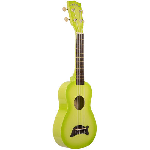 KALA - Ma Dolphin Soprano Ukulele (Green Apple Burst)