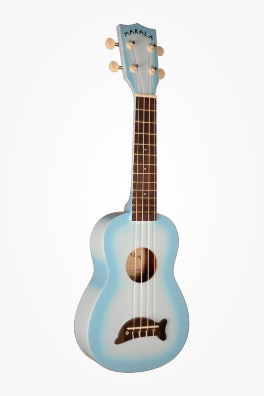 KALA - Light Blue Burst Soprano Dolphin Ukulele