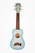 KALA - Light Blue Burst Soprano Dolphin Ukulele