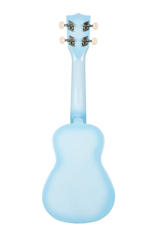 KALA - Light Blue Burst Soprano Dolphin Ukulele