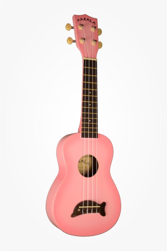 KALA - Pink Burst Soprano Dolphin Ukulele