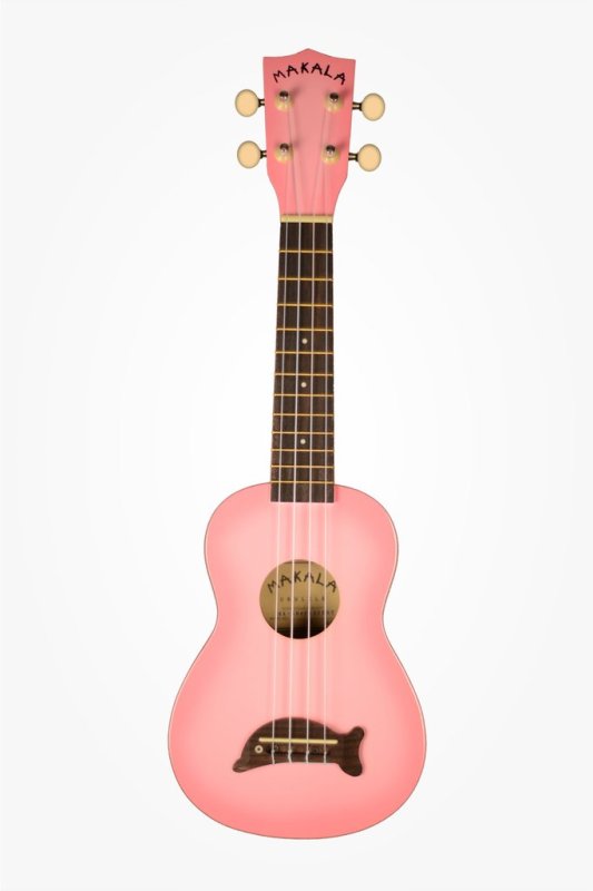 KALA - Pink Burst Soprano Dolphin Ukulele