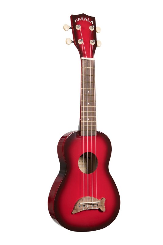 KALA - Red Burst Soprano Dolphin Ukulele