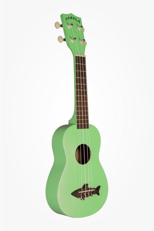 KALA - Surf Green Soprano Shark Ukulele