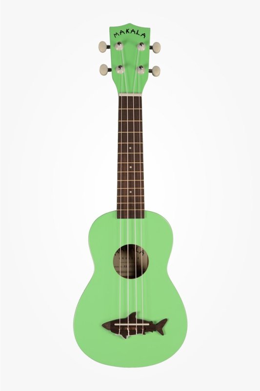 KALA - Surf Green Soprano Shark Ukulele