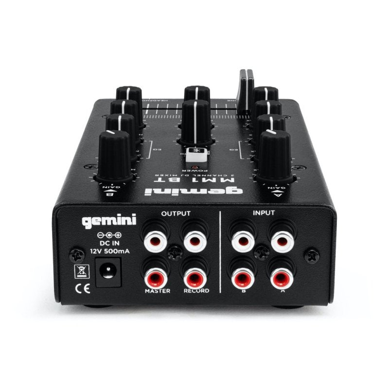 Gemini - 2-channel Professional Analog Dj Mixer With Bluetooth Input
