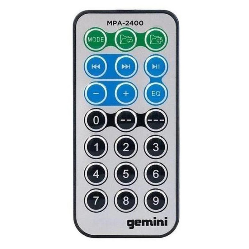 Gemini - 240W Rechargeable Weather-Resistant Bluetooth Trolley Speaker, Blue