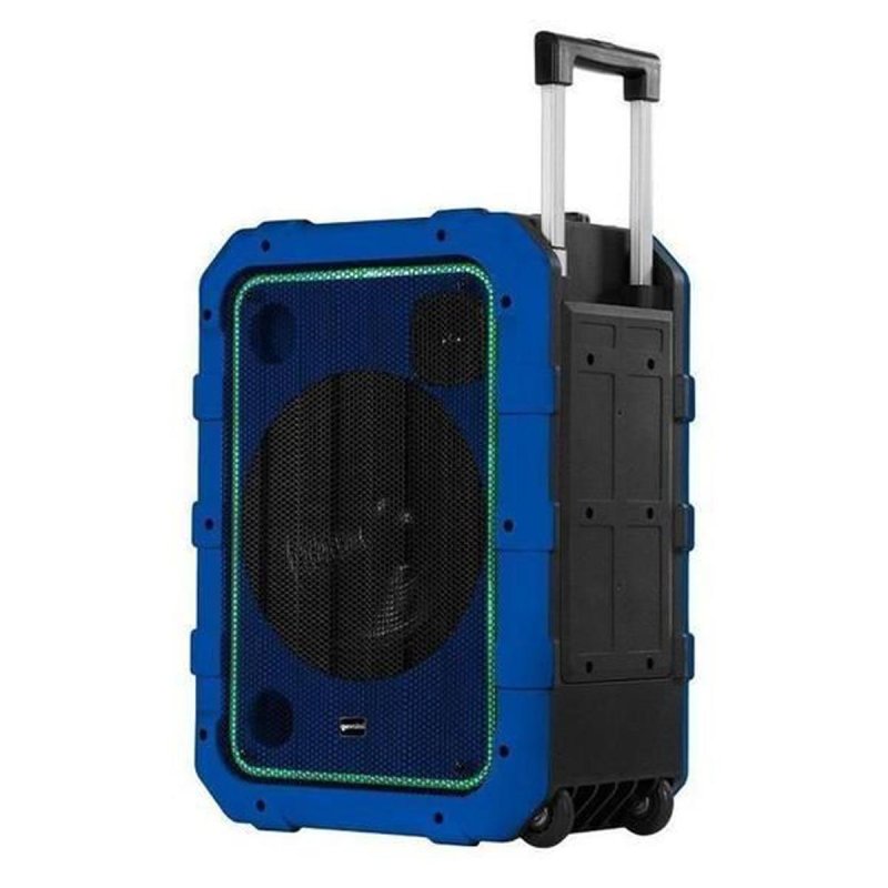 Gemini - 240W Rechargeable Weather-Resistant Bluetooth Trolley Speaker, Blue