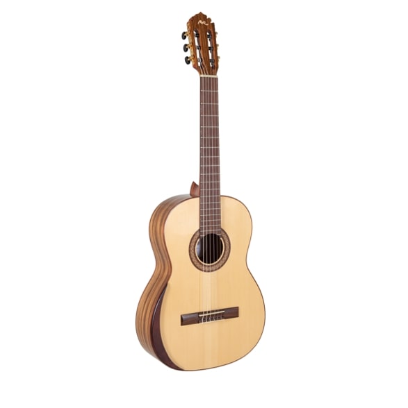 Manuel Rodriguez Guitars - Academia 4/4 Spruce + Zebrano Acoustic Guitar, Natural