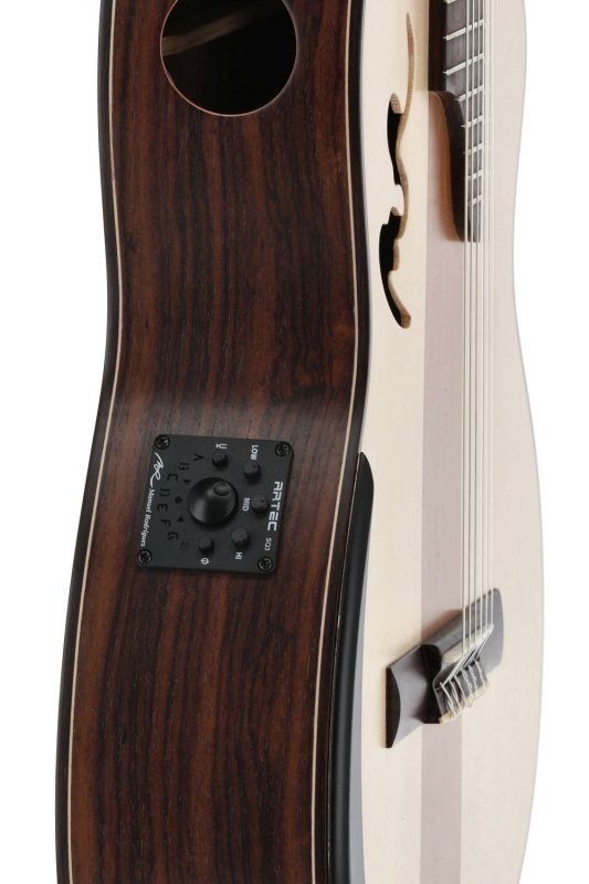 Manuel Rodriguez Guitars - Café Cortado Indian Rosewood 4/4 Cutaway Electric/Acoustic Guitar, Satin