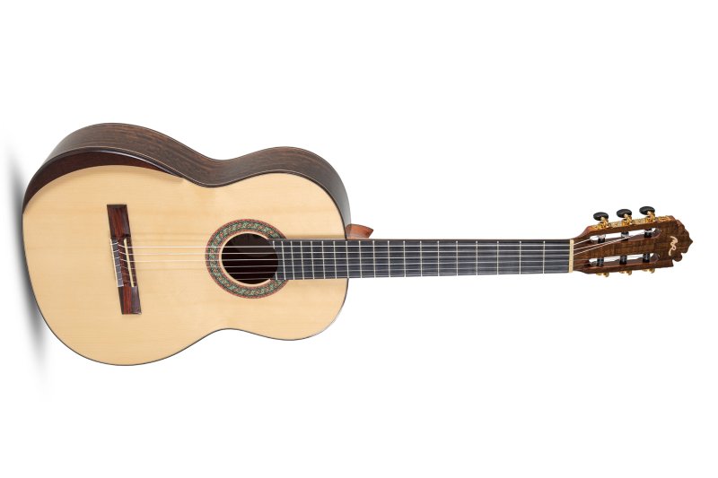 Manuel Rodriguez Guitars - Superior 4/4 Spruce + Flamed Aged Eucalyptus Acoustic Guitar, Natural
