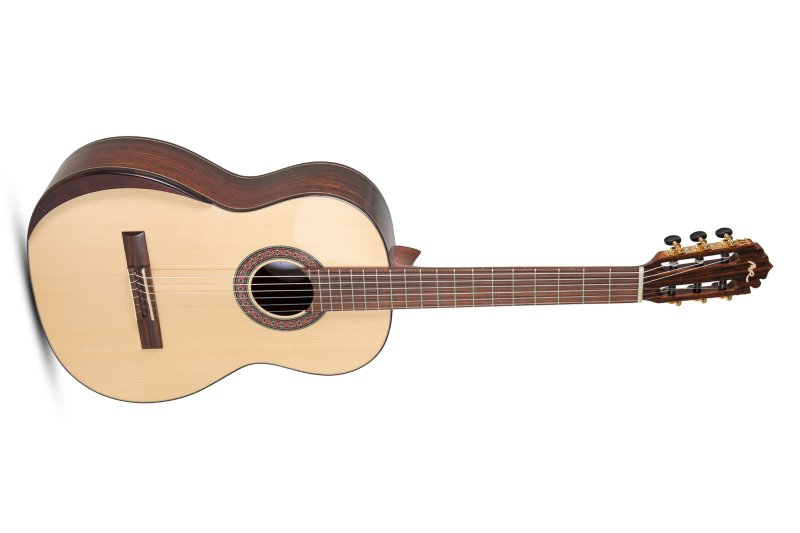 Manuel Rodriguez Guitars - Superior 4/4 Spruce + Indian Rosewood Acoustic Guitar, Natural