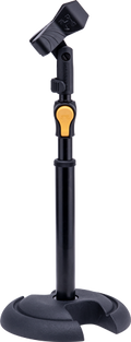 Hercules MS100B PLUS Tabletop Mic Stand, Round Base