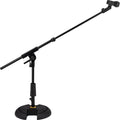 Hercules - Low Profile Microphone Stand With Telescopic Boom Arm