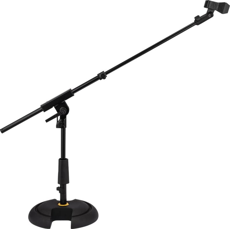 Hercules - Low Profile Microphone Stand With Telescopic Boom Arm