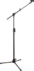 Hercules - EZ Clutch Tripod Microphone Stand With Telescoping Hideaway 2-in-1 Boom