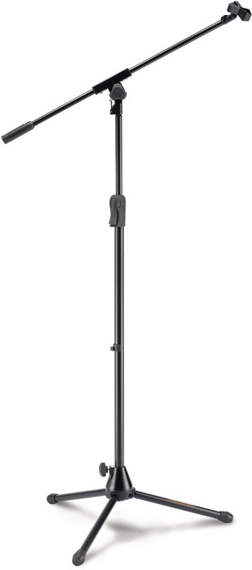 Hercules - EZ Clutch Tripod Microphone Stand w/Boom & EZ Mic Clip