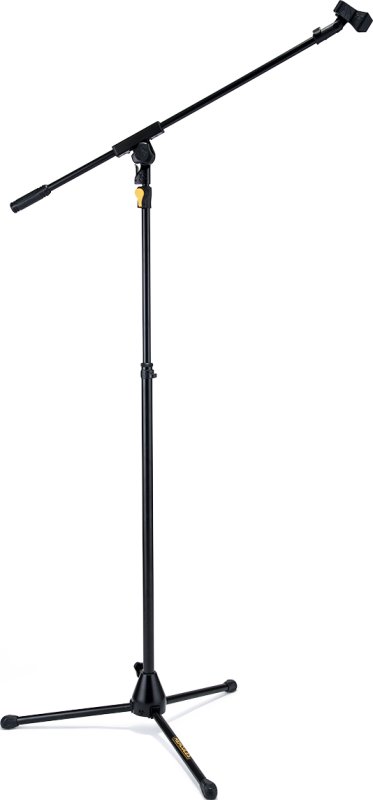 Hercules - Tripod Microphone Stand With Boom & Mic Clip & EZ Grip Height Adjustment