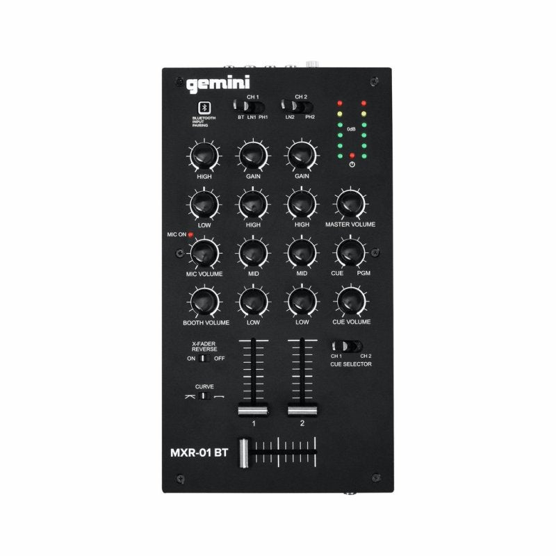 Gemini - 2-channel Professional Dj Mixer With Bluetooth Input