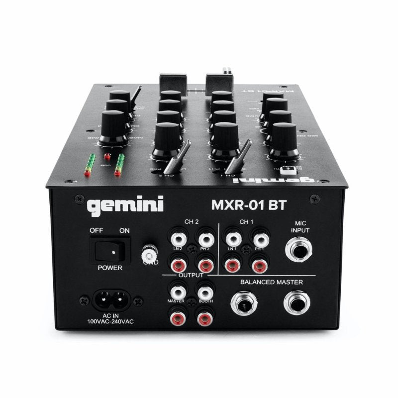 Gemini - 2-channel Professional Dj Mixer With Bluetooth Input