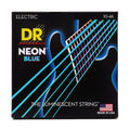 DR Handmade Strings - Neon Blue Coated Electric Guitar Strings, Medium (10-46)