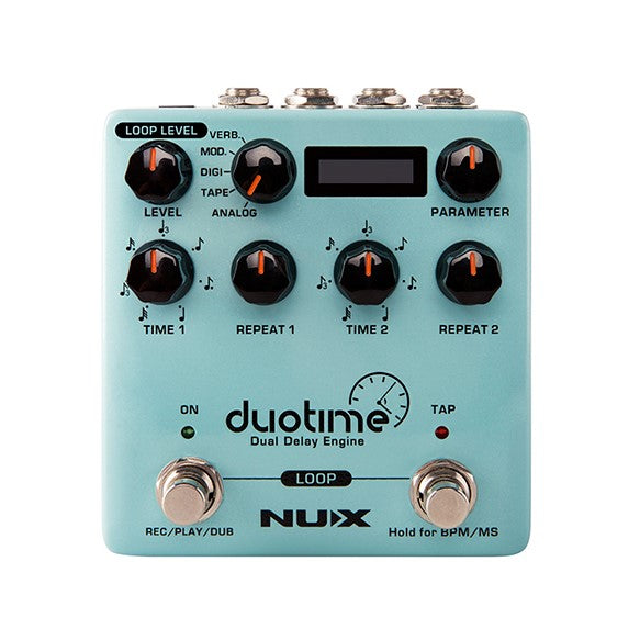 NUX - Duotime Dual Delay Pedal