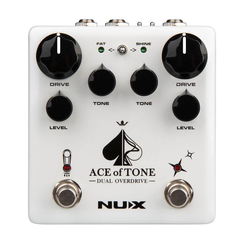 NUX - Ace Of Tone Dual Overdrive Effects Pedal
