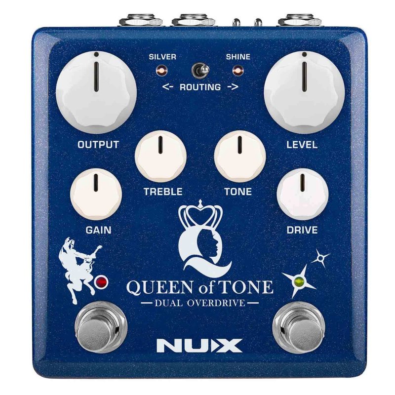 NUX - Queen Of Tone Dual Overdrive Effects Pedal
