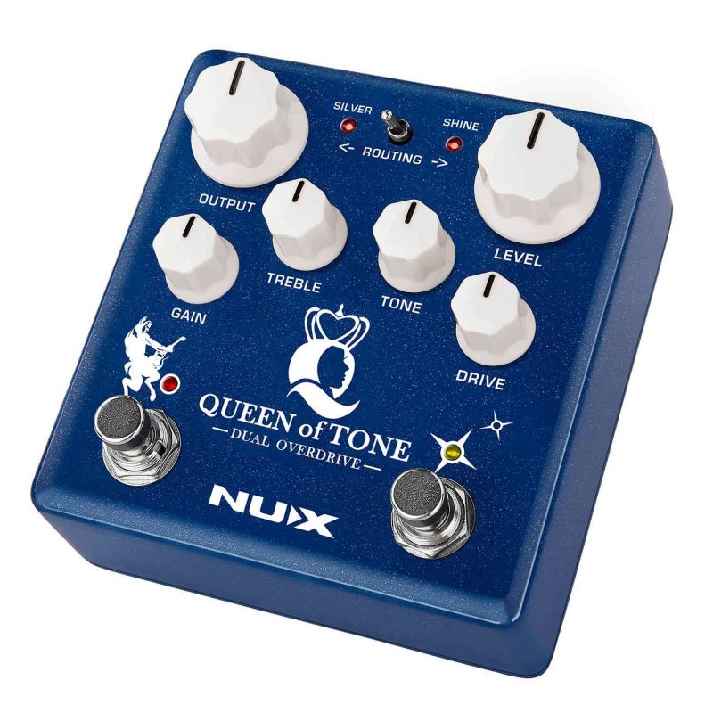 NUX - Queen Of Tone Dual Overdrive Effects Pedal
