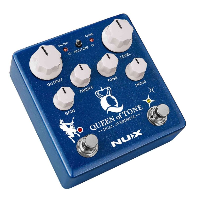 NUX - Queen Of Tone Dual Overdrive Effects Pedal