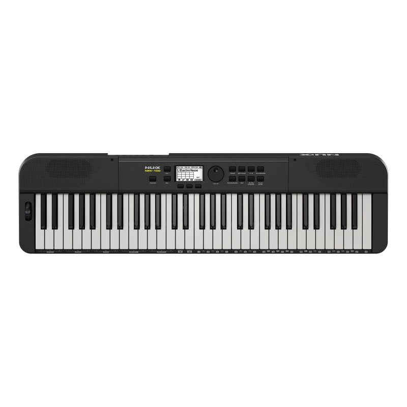 NUX - 61-Key Portable Keyboard with Touch Response, Rechargeable Battery & Bluetooth