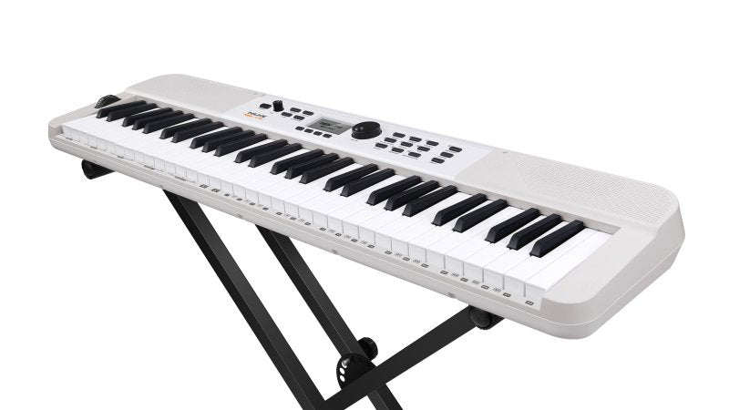NUX - 61-Key Portable Keyboard with 700 Tones, White