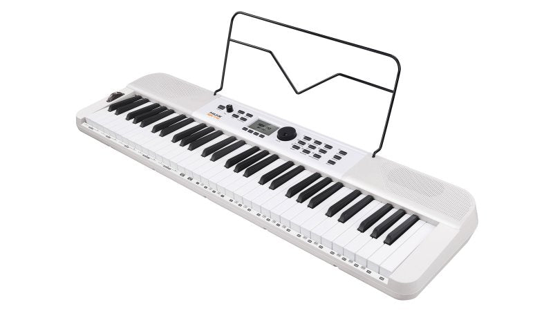 NUX - 61-Key Portable Keyboard with 700 Tones, White