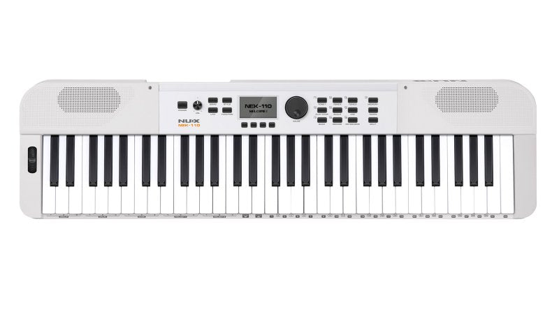NUX - 61-Key Portable Keyboard with 700 Tones, White