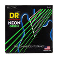 DR Handmade Strings - Neon Green Coated Electric Guitar Strings, Light (9-42)