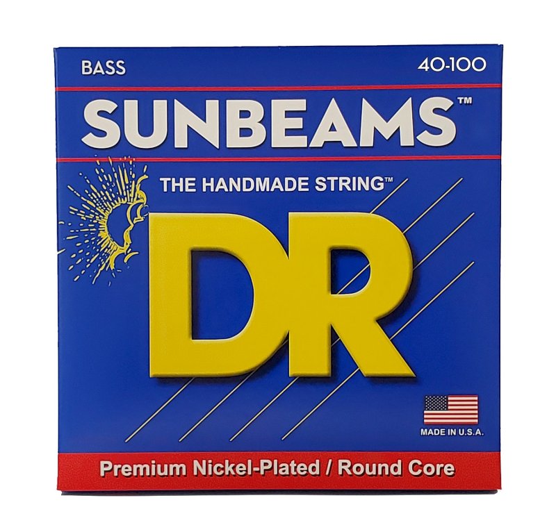 DR Handmade Strings - Sunbeams Bass Strings, Light (40-100)