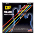 DR Handmade Strings - Neon Multi-color Coated Bass Strings, Medium (45-105)
