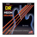 DR Handmade Strings - Neon Orange Coated 5-String Bass Strings, Medium (45-125)